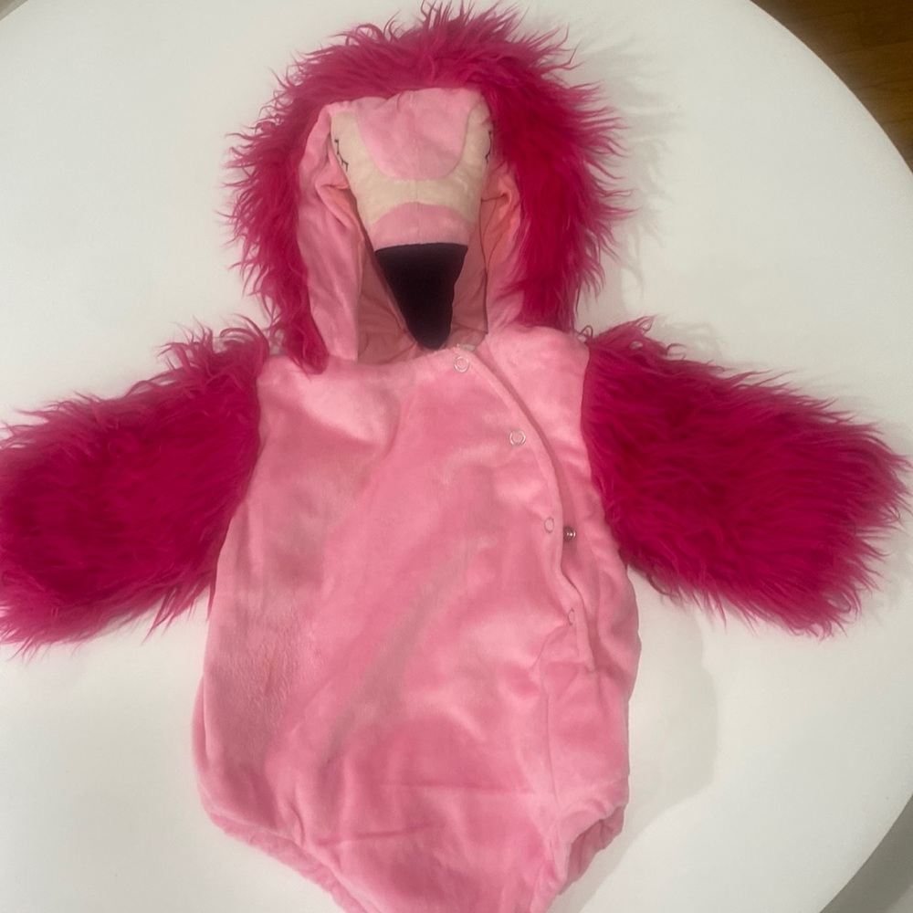 Pottery Barn 6-12 month flamingo costume